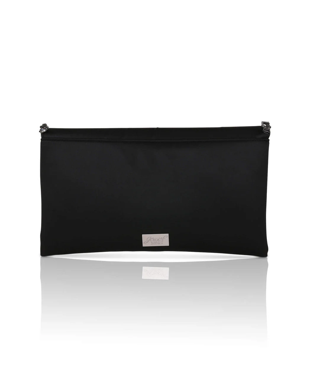 Mika Mixed Crystal Satin Envelope Clutch - Image 34