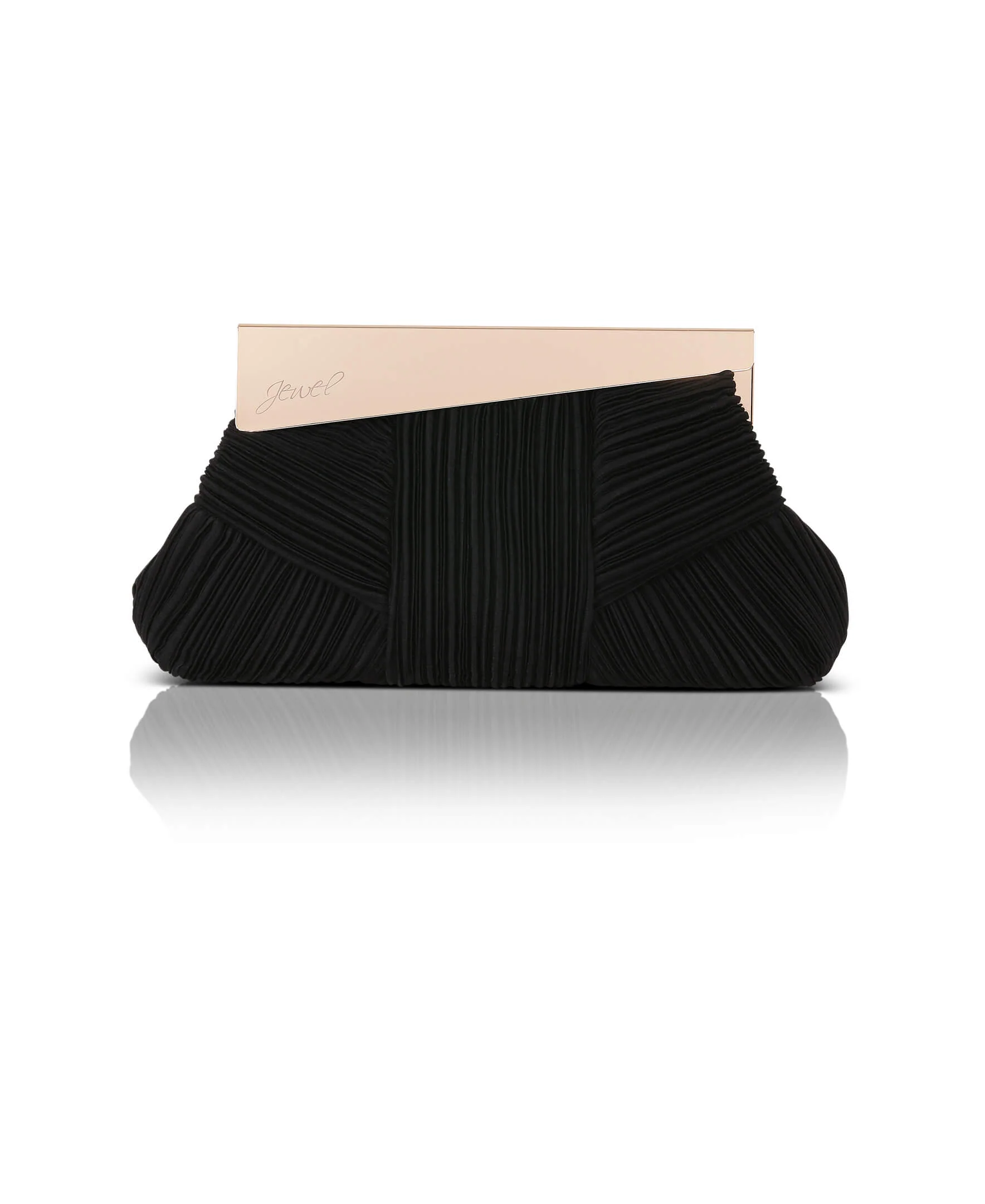 Millie Mini Pleated Satin Pouch - Image 11