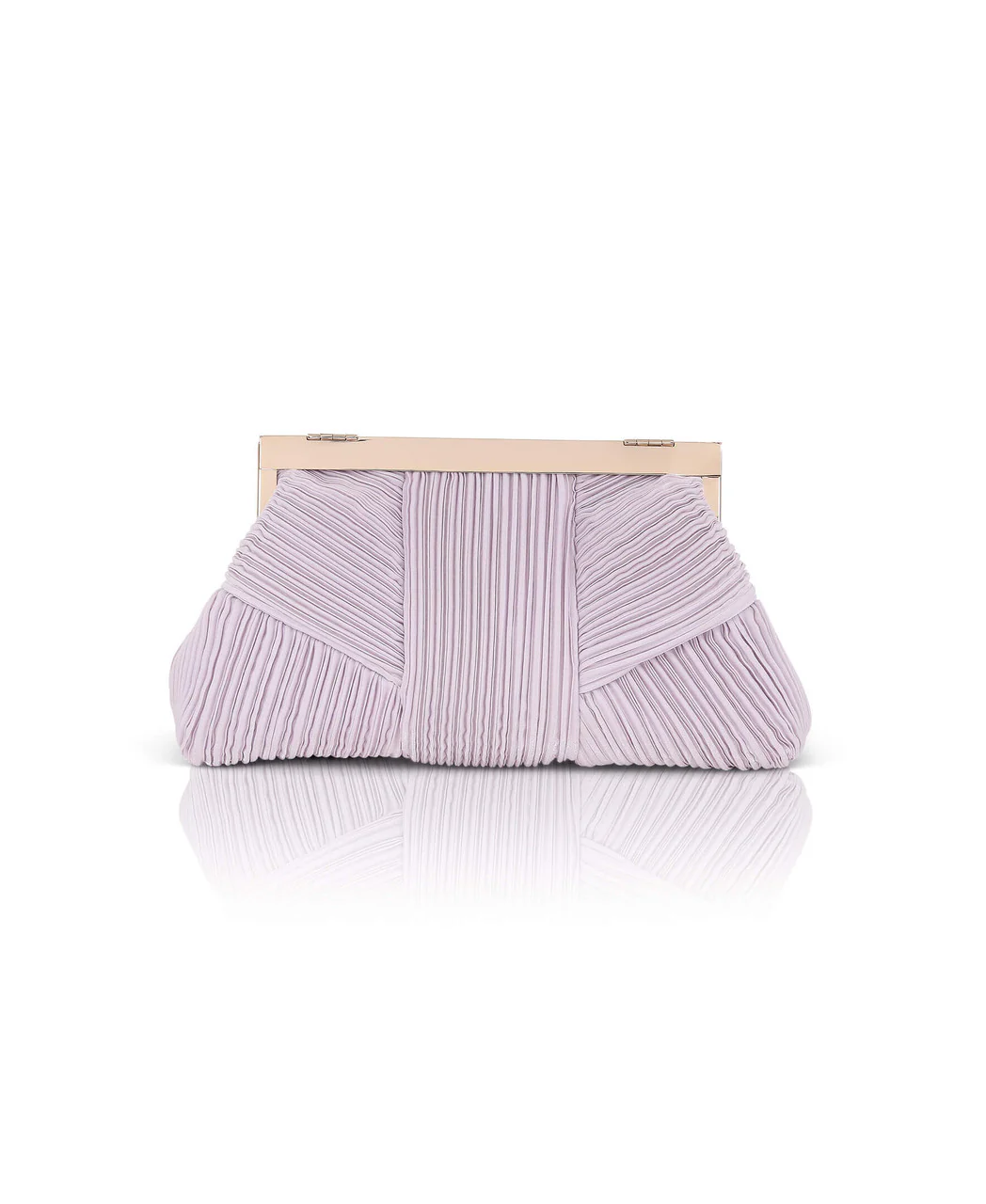 Millie Mini Pleated Satin Pouch - Image 3