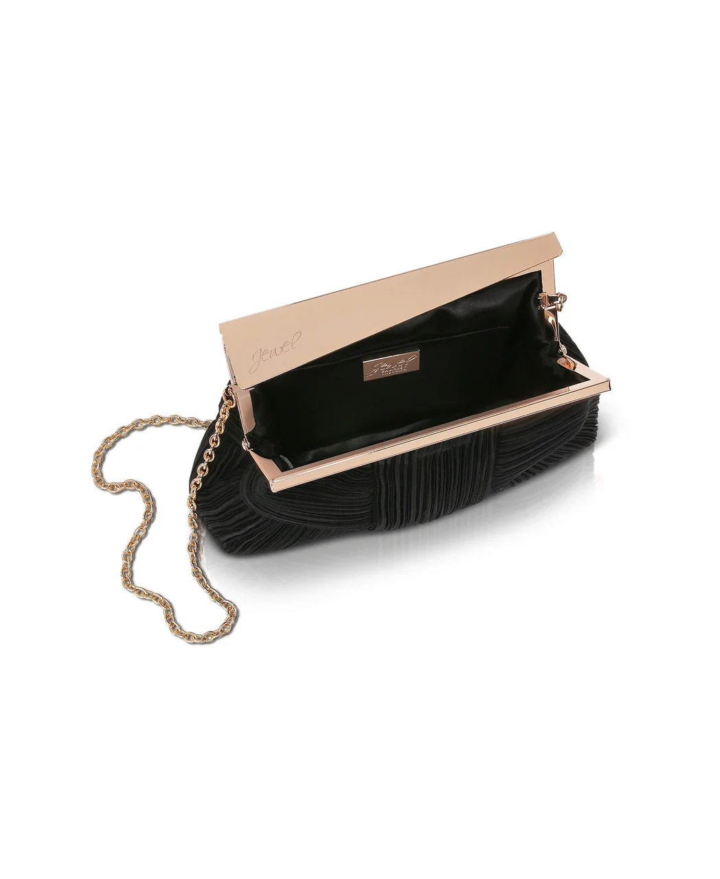 Millie Mini Pleated Satin Pouch - Image 9