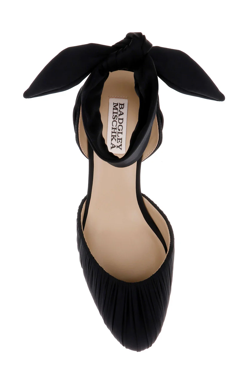 Ofelia Ruched Ankle-Wrap Block Heel - Image 11
