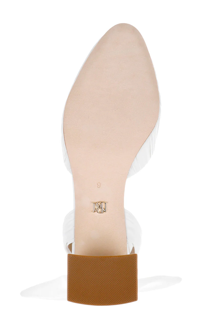 Ofelia Ruched Ankle-Wrap Block Heel - Image 6
