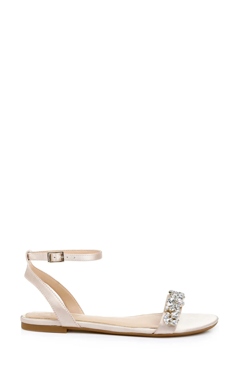 Ohara Minimalist Crystal Adorned Flats - Image 23