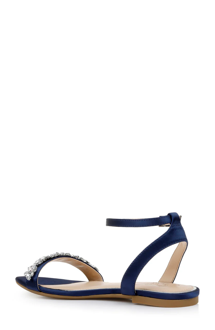 Ohara Minimalist Crystal Adorned Flats - Image 3