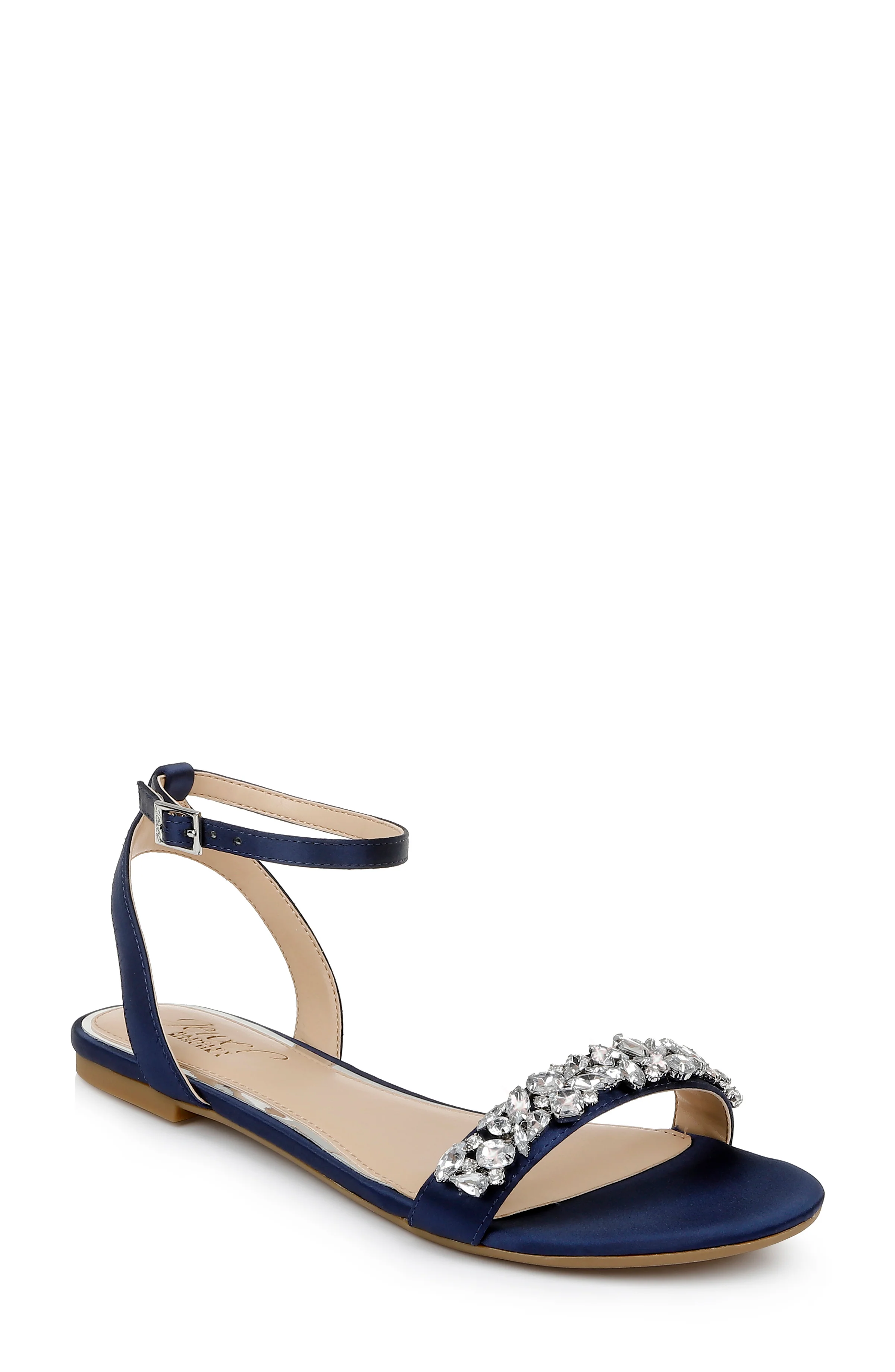 Ohara Minimalist Crystal Adorned Flats - Image 47
