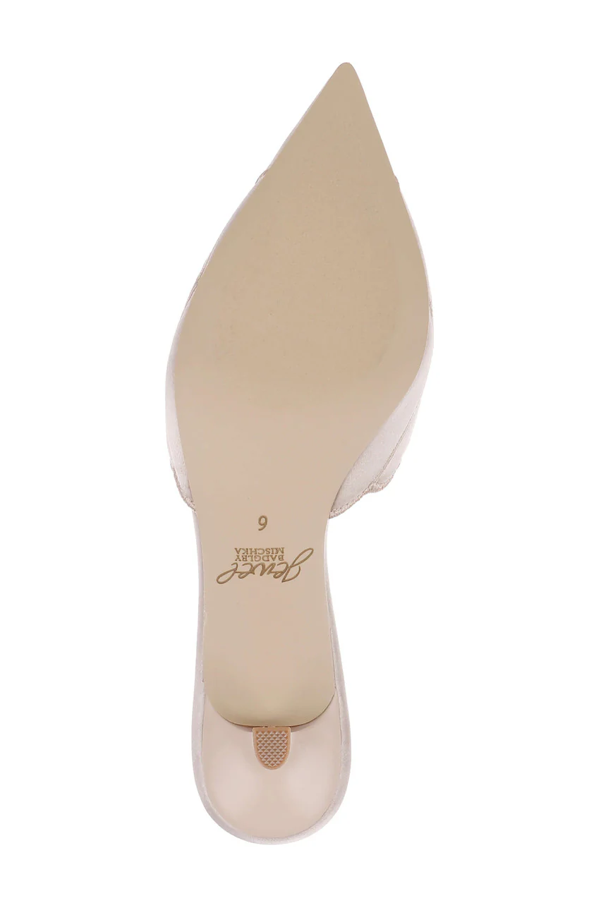 Palmer Pointed Toe Kitten Heel Mules - Image 13
