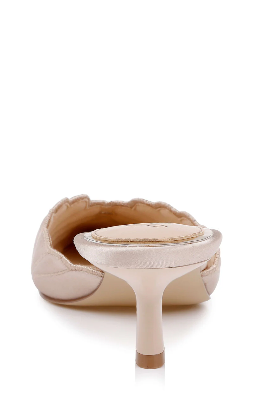 Palmer Pointed Toe Kitten Heel Mules - Image 14