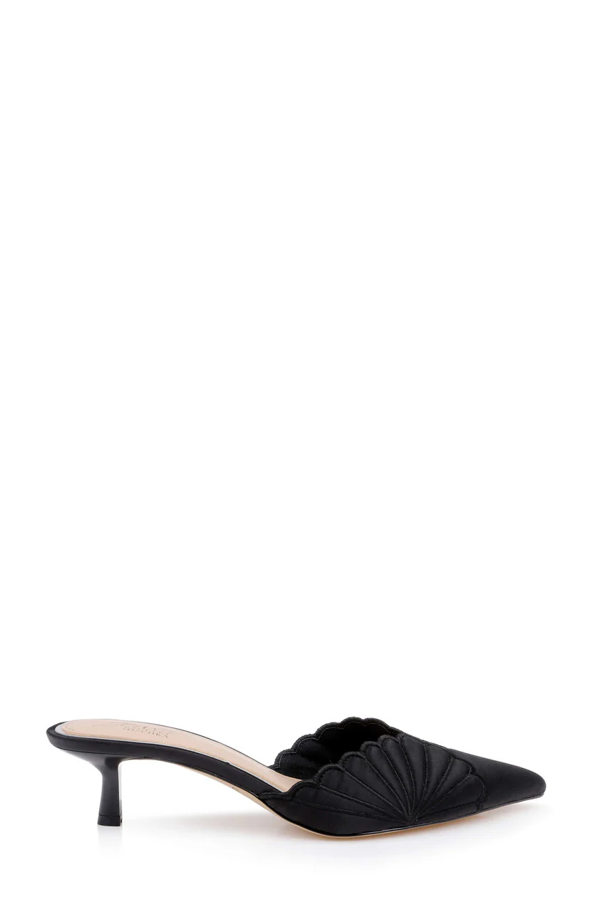 Palmer Pointed Toe Kitten Heel Mules - Image 16