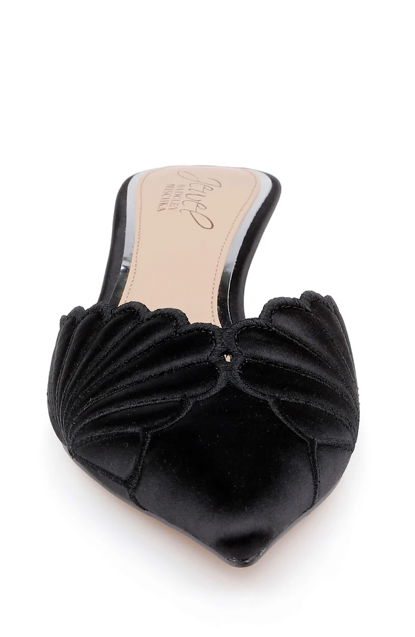 Palmer Pointed Toe Kitten Heel Mules - Image 18