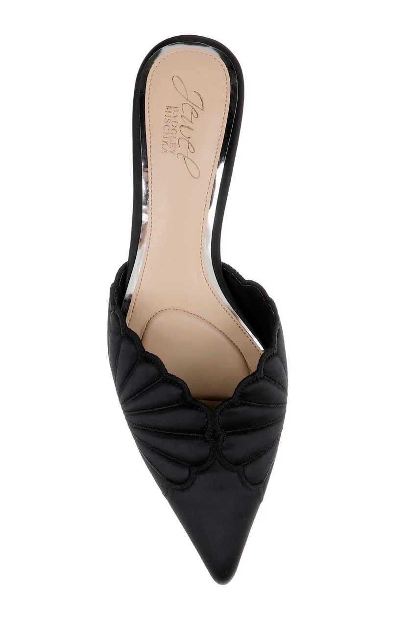 Palmer Pointed Toe Kitten Heel Mules - Image 19
