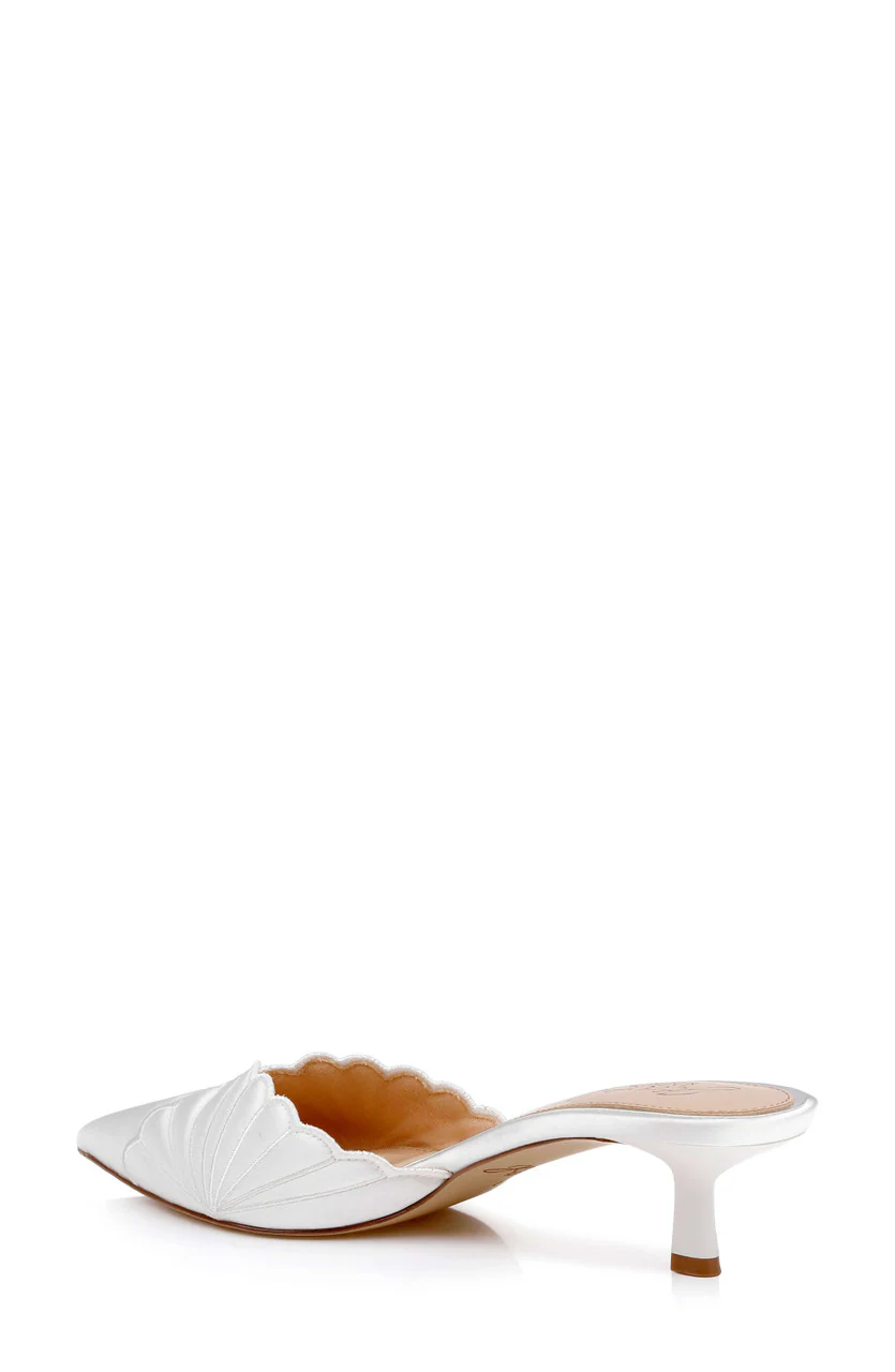 Palmer Pointed Toe Kitten Heel Mules - Image 3