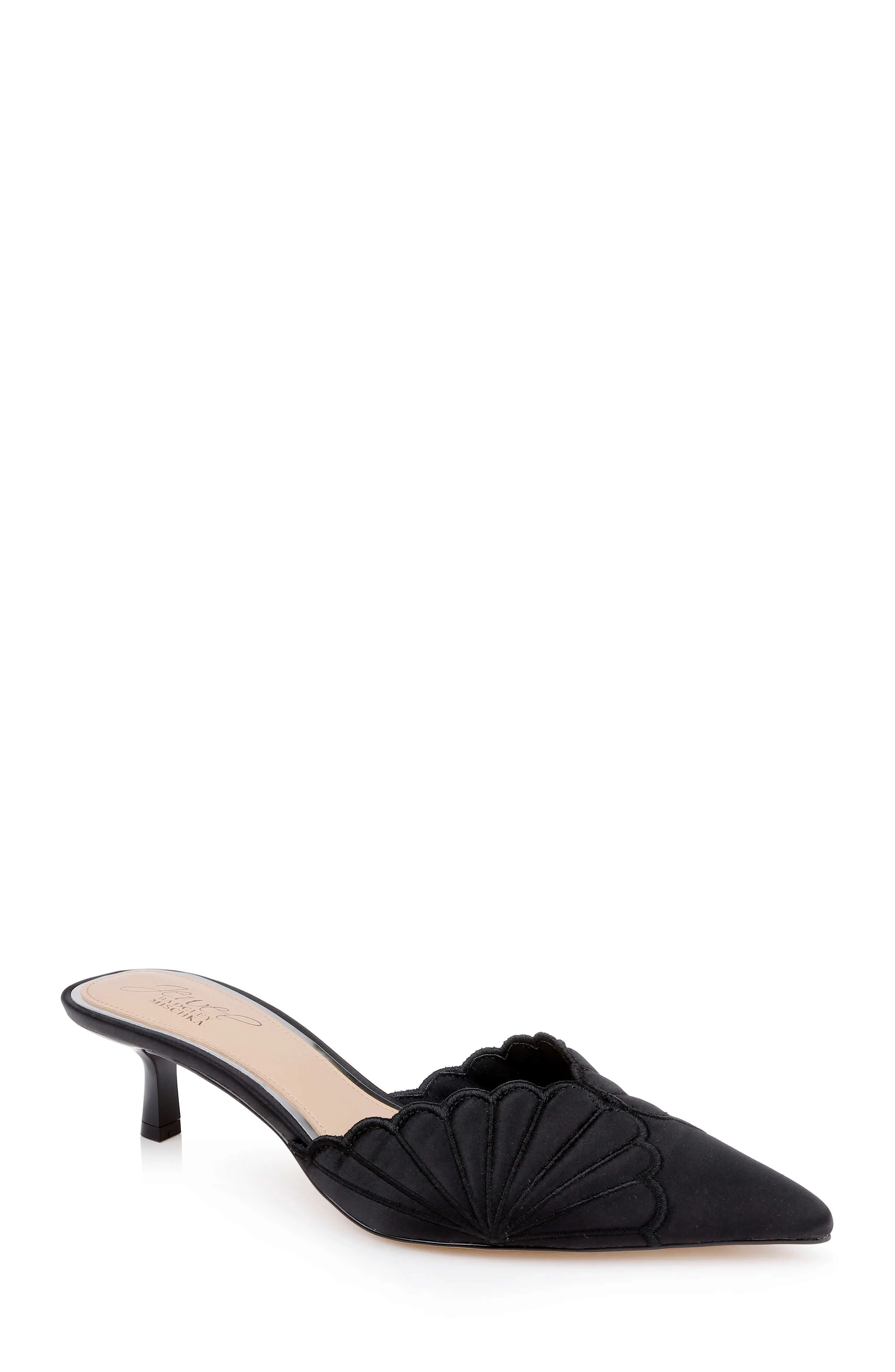 Palmer Pointed Toe Kitten Heel Mules - Image 30