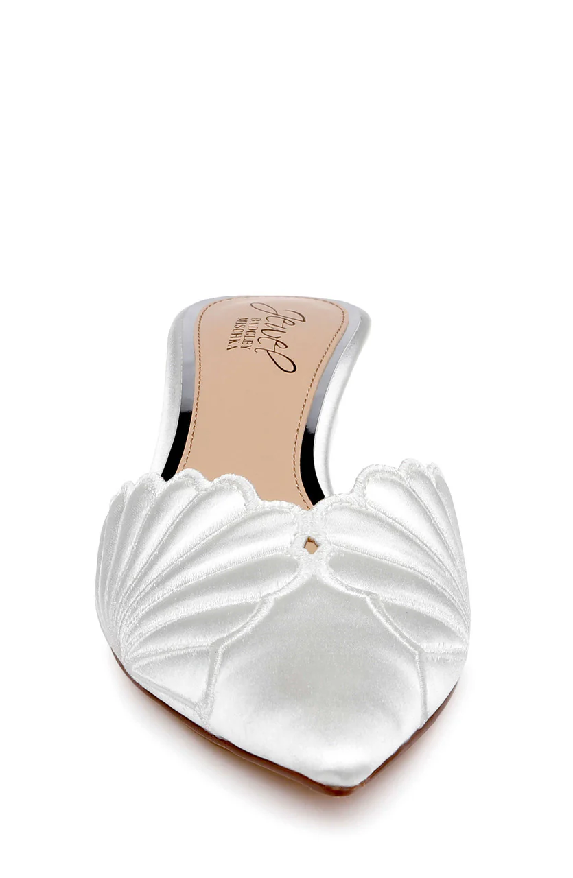 Palmer Pointed Toe Kitten Heel Mules - Image 4