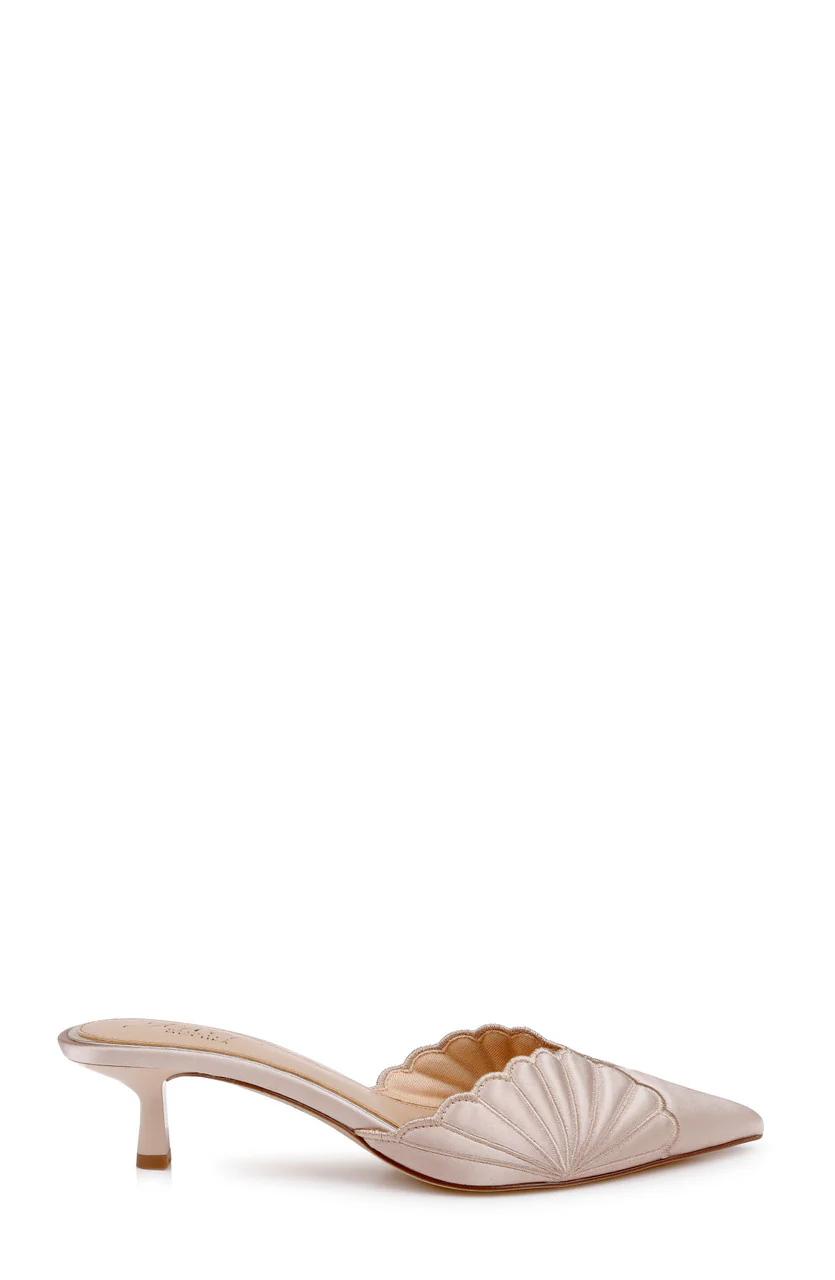 Palmer Pointed Toe Kitten Heel Mules - Image 9