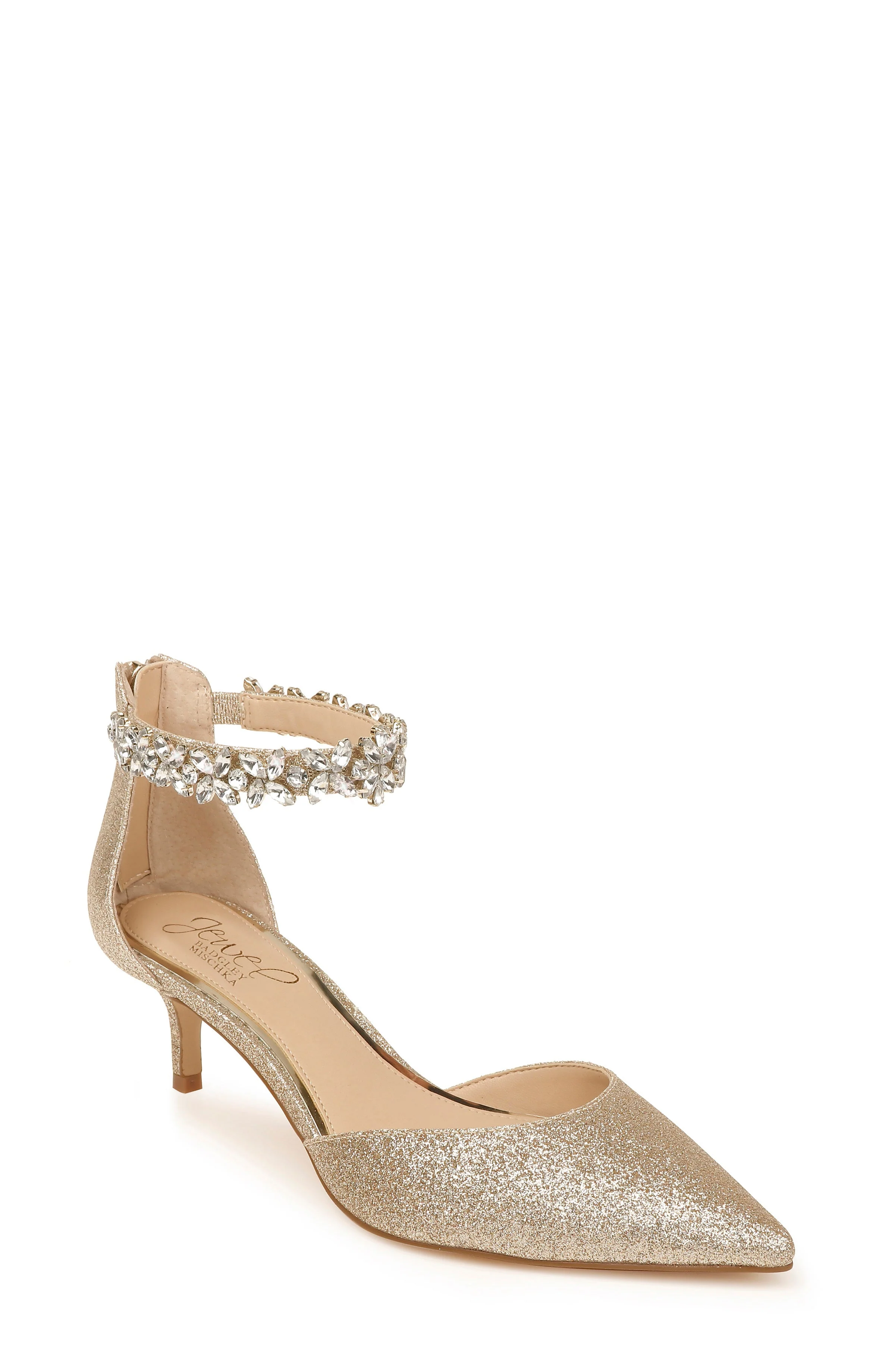 Robles Crystal Embellished Kitten Heel - Image 193