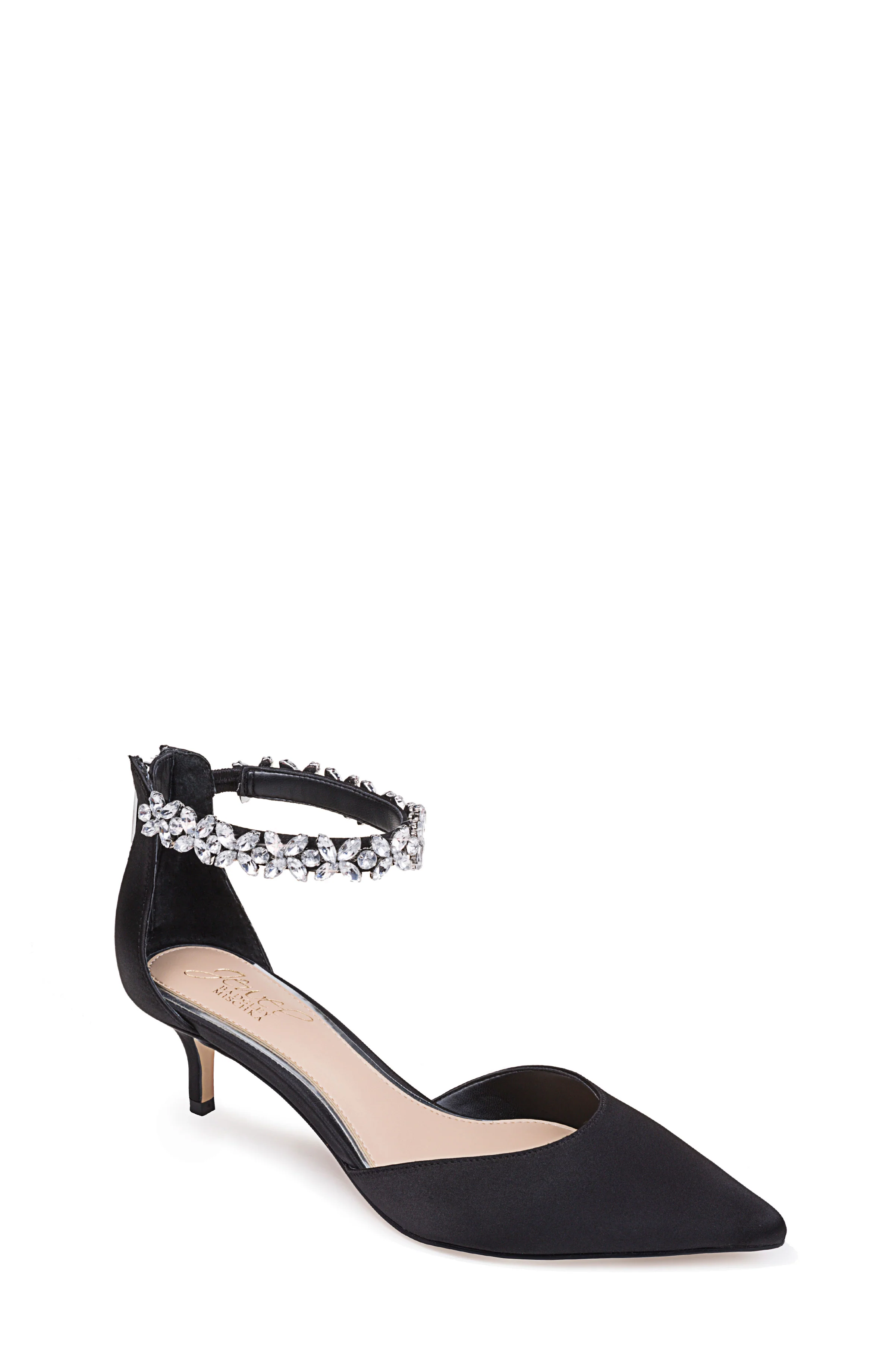 Robles Crystal Embellished Kitten Heel - Image 48