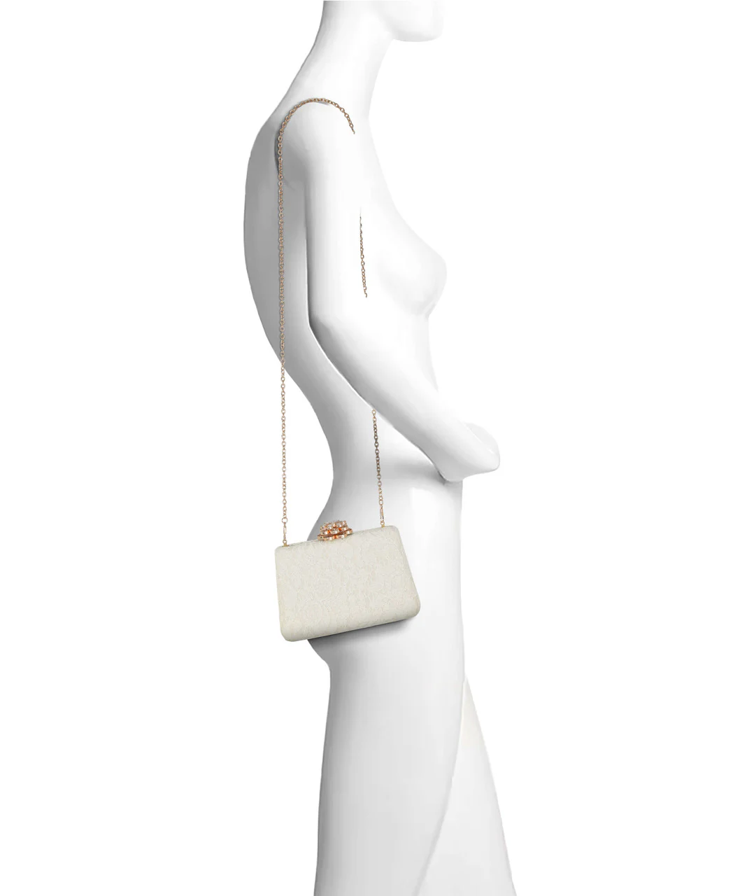 Rose Lace Frame Clutch - Image 5