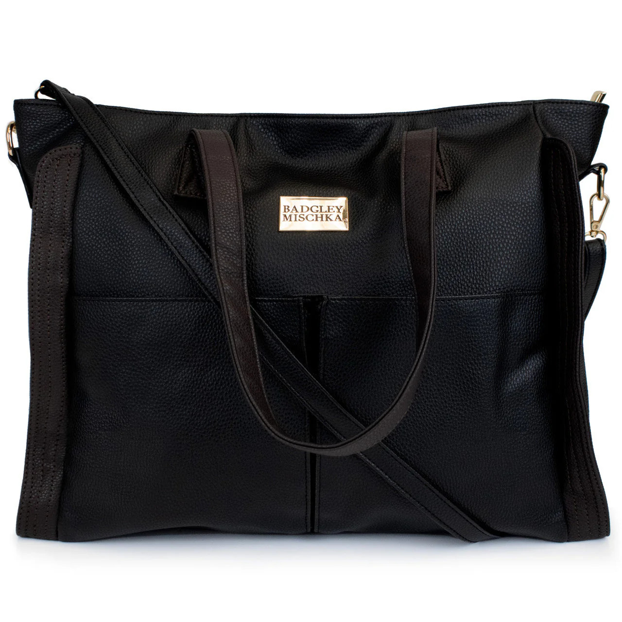 Rose Vegan Leather Travel Tote Weekender Bag - Image 17