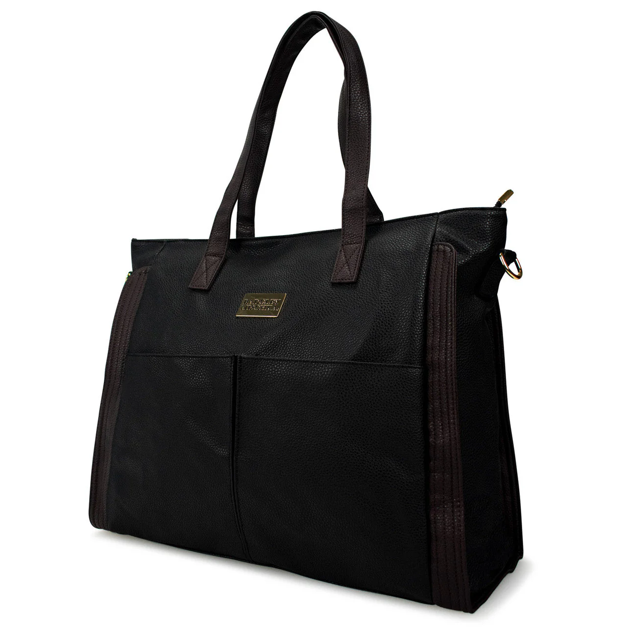 Rose Vegan Leather Travel Tote Weekender Bag - Image 18
