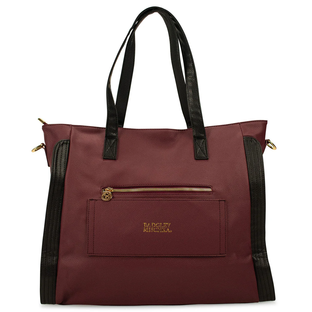 Rose Vegan Leather Travel Tote Weekender Bag - Image 26