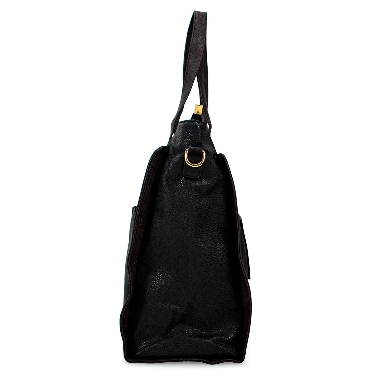 Rose Vegan Leather Travel Tote Weekender Bag - Image 3