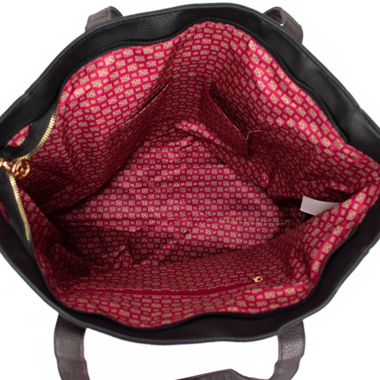 Rose Vegan Leather Travel Tote Weekender Bag - Image 5