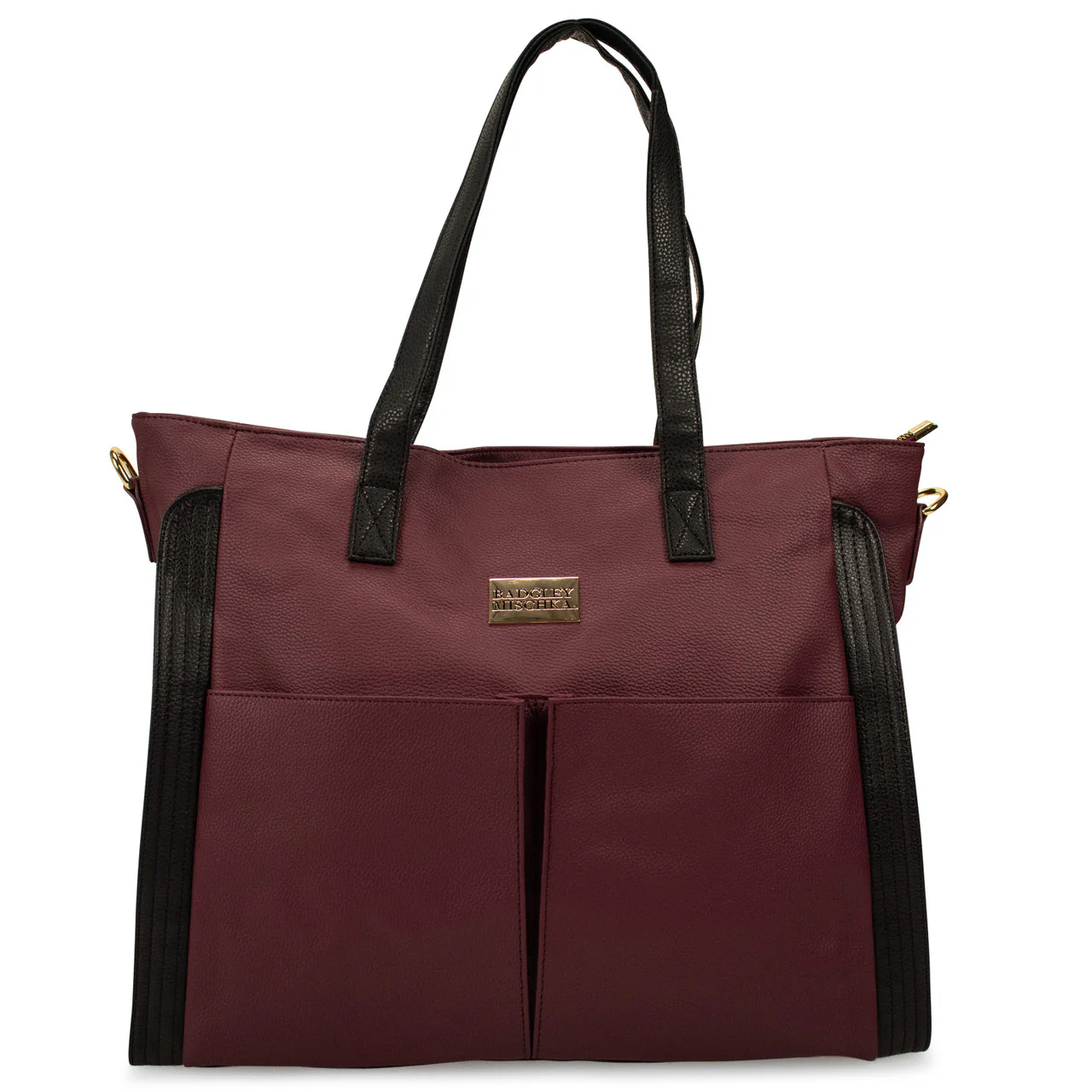 Rose Vegan Leather Travel Tote Weekender Bag - Image 7