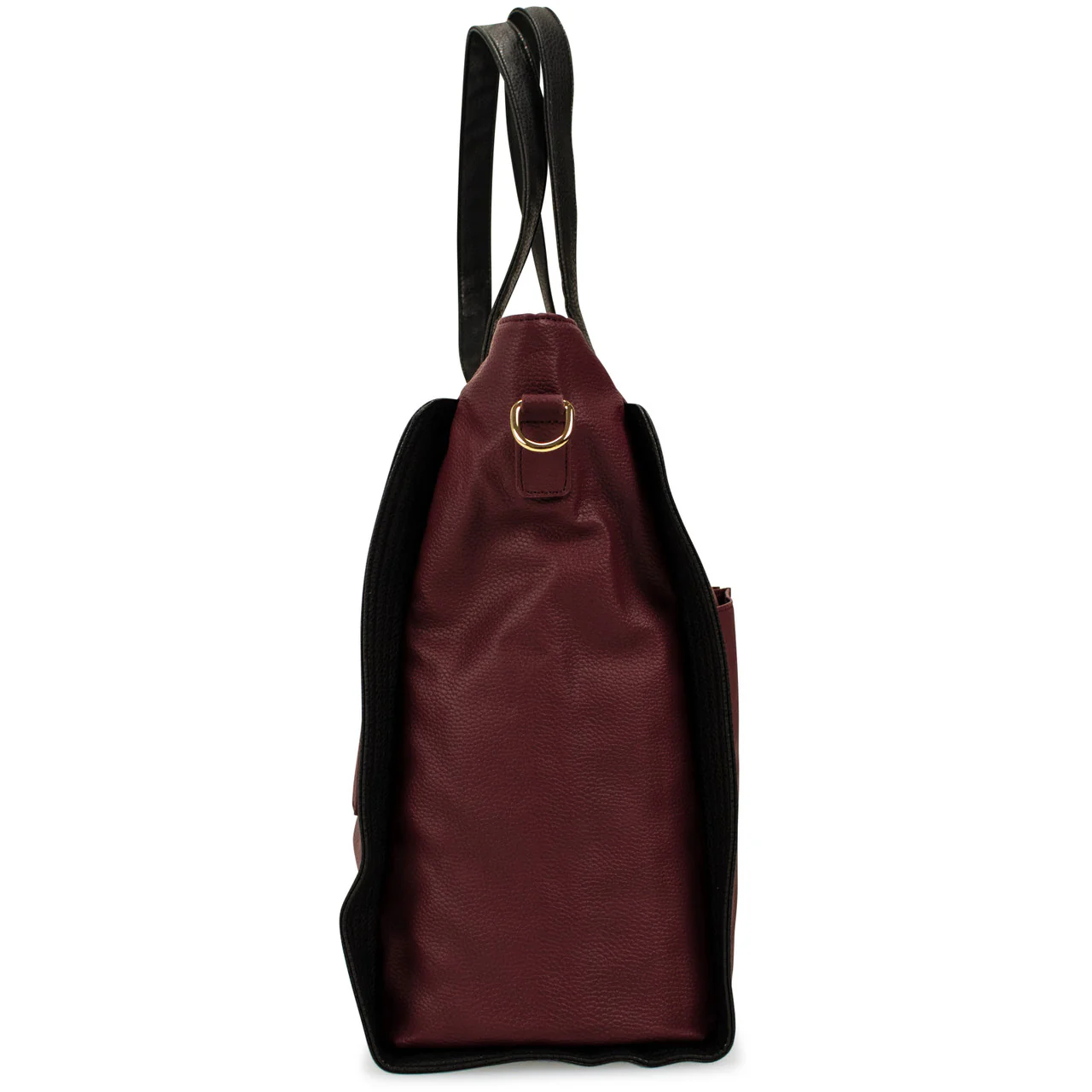 Rose Vegan Leather Travel Tote Weekender Bag - Image 9