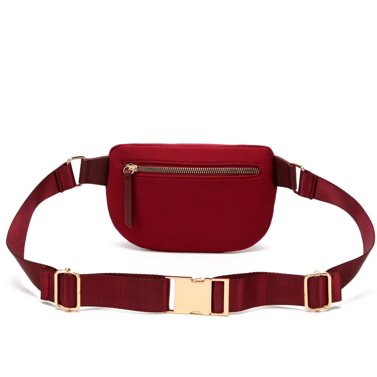 Sage Scuba and Vegan Leather Belt Bag - Image 12