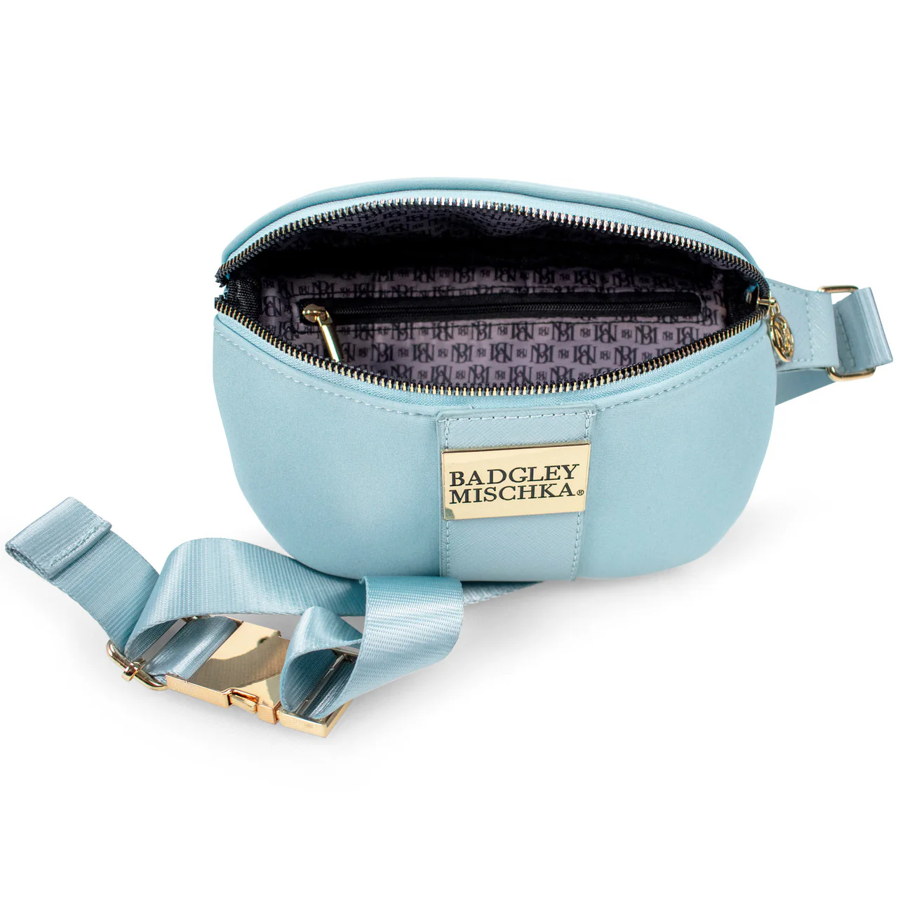 Sage Scuba and Vegan Leather Belt Bag - Image 15