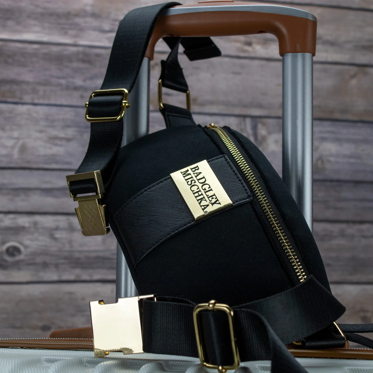 Sage Scuba and Vegan Leather Belt Bag - Image 6