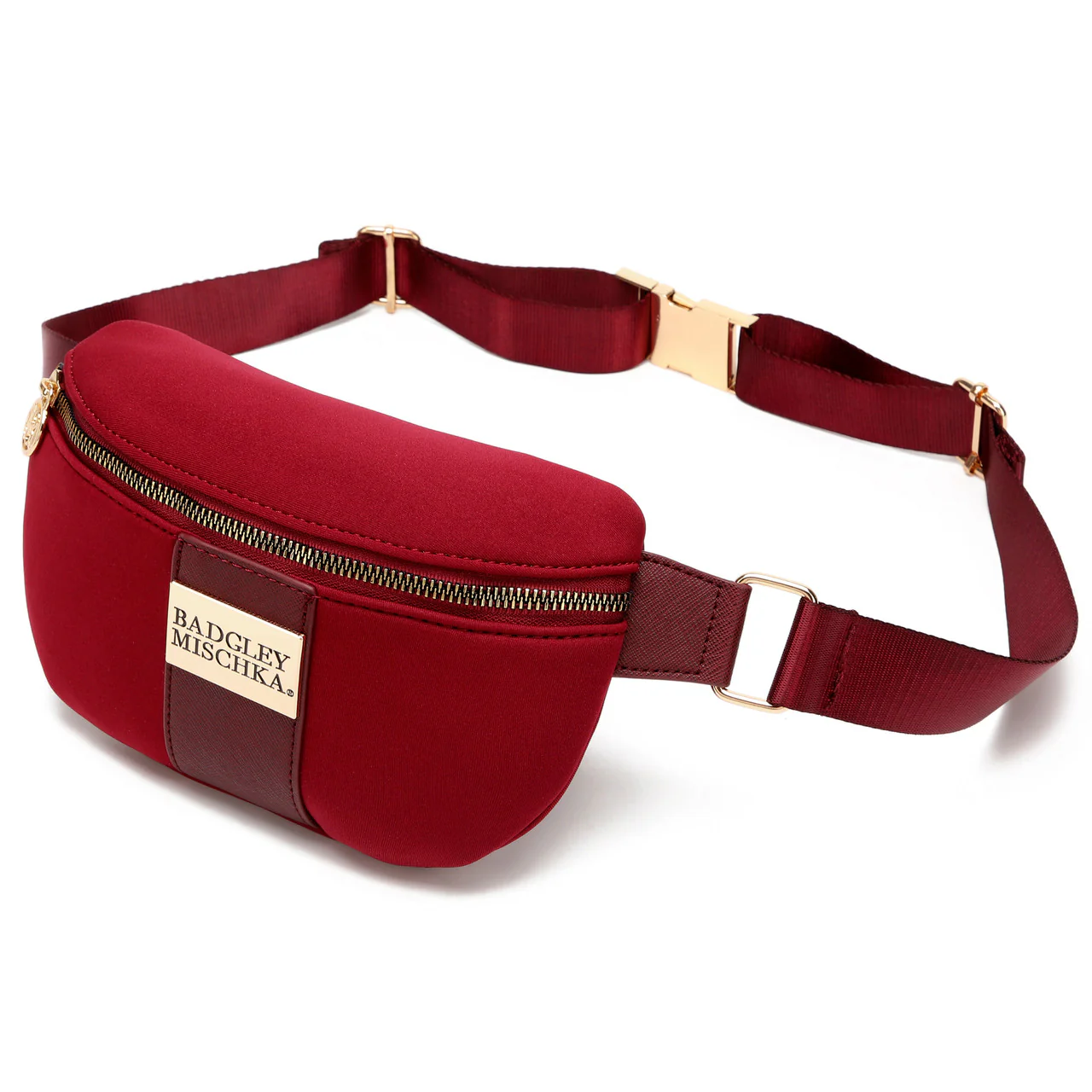 Sage Scuba and Vegan Leather Belt Bag - Image 8