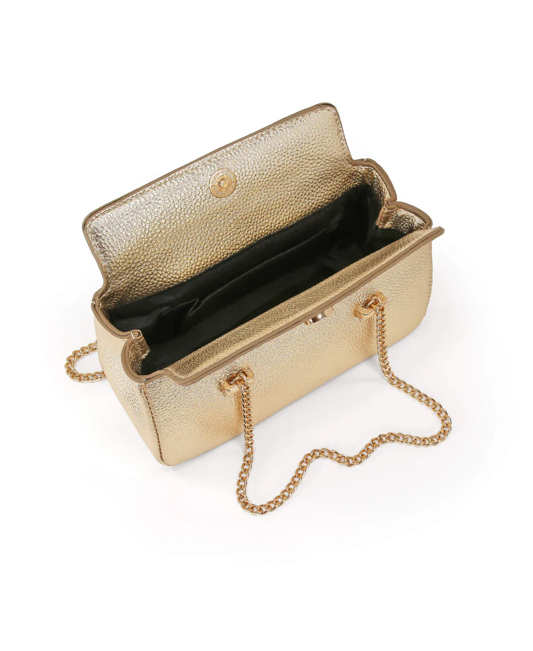 Senna Compact Faux Leather Box Clutch - Image 4