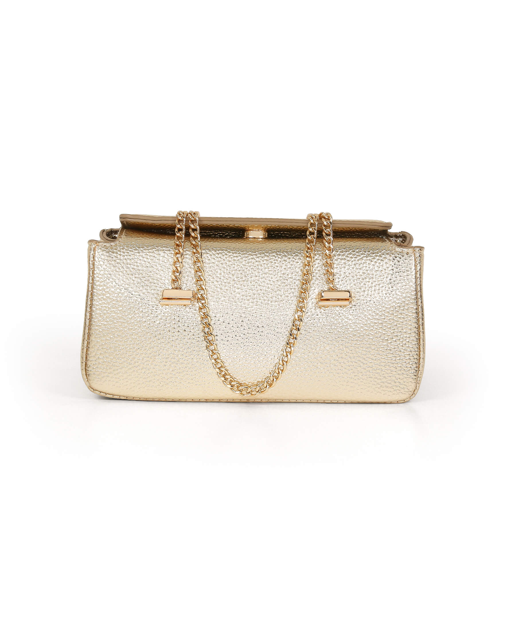 Senna Compact Faux Leather Box Clutch - Image 6