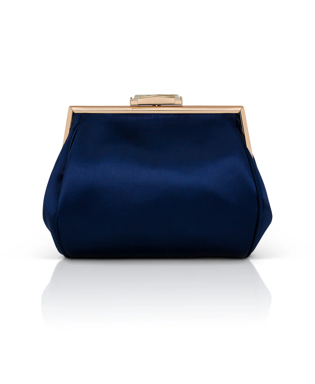 Skye Framed Clutch with Crystal Clasp - Image 12