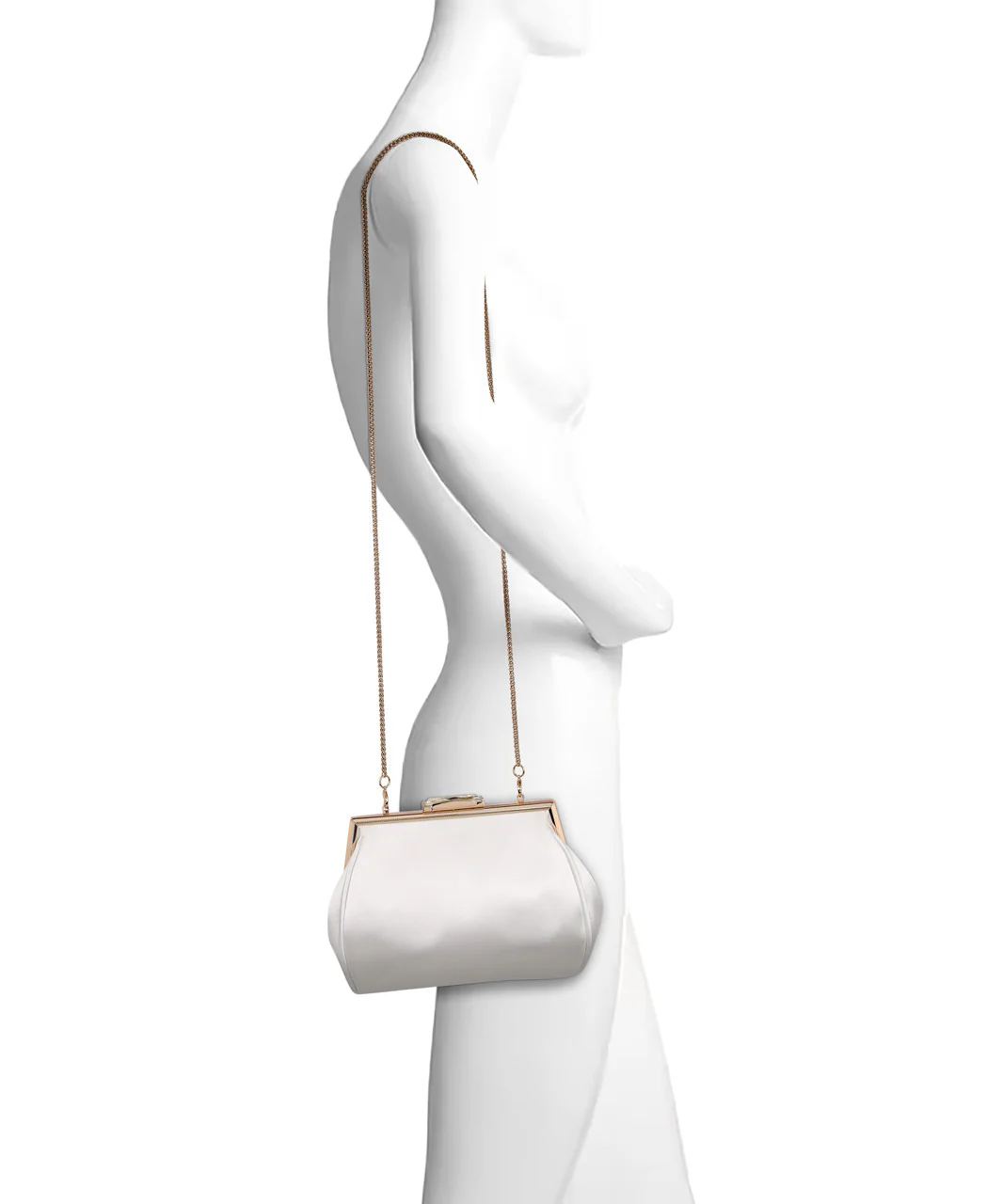 Skye Framed Clutch with Crystal Clasp - Image 4