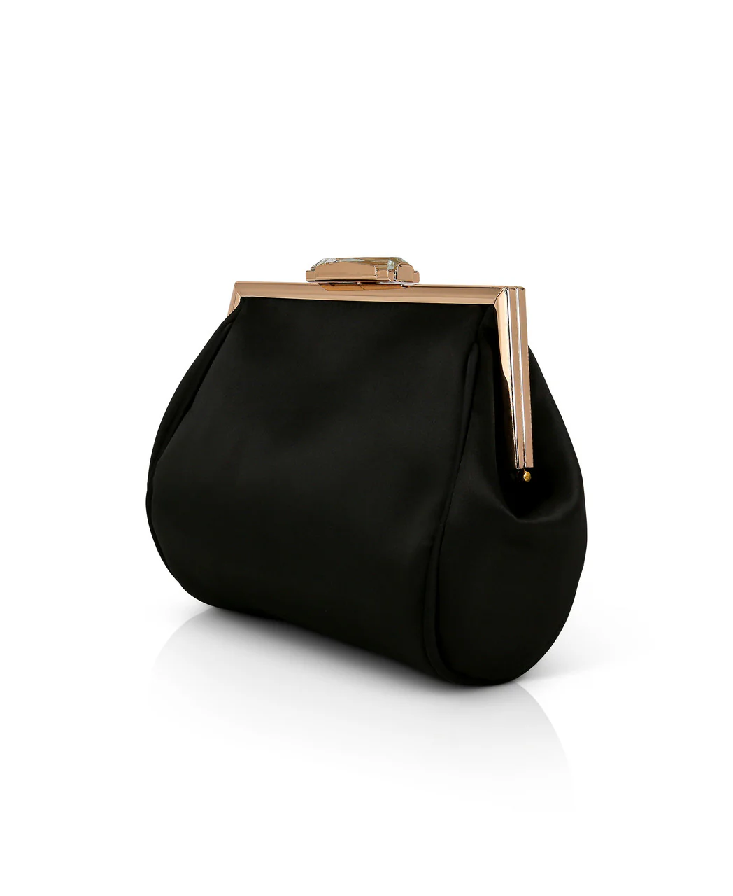 Skye Framed Clutch with Crystal Clasp - Image 6