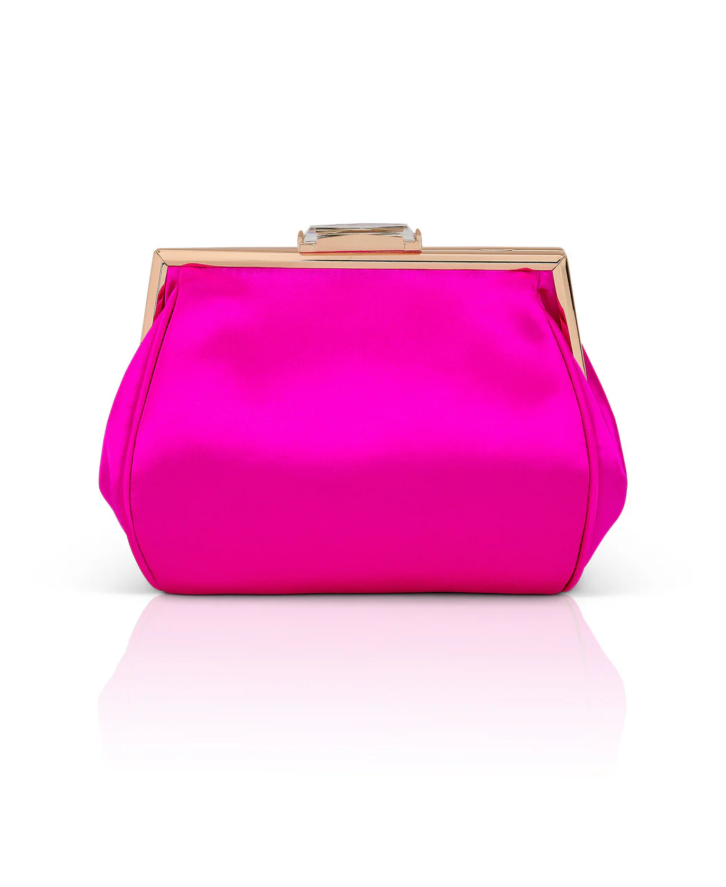Skye Framed Clutch with Crystal Clasp - Image 9