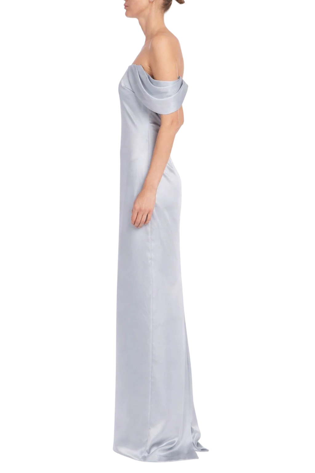 Strapless Off-the-Shoulder Column Gown - Image 2