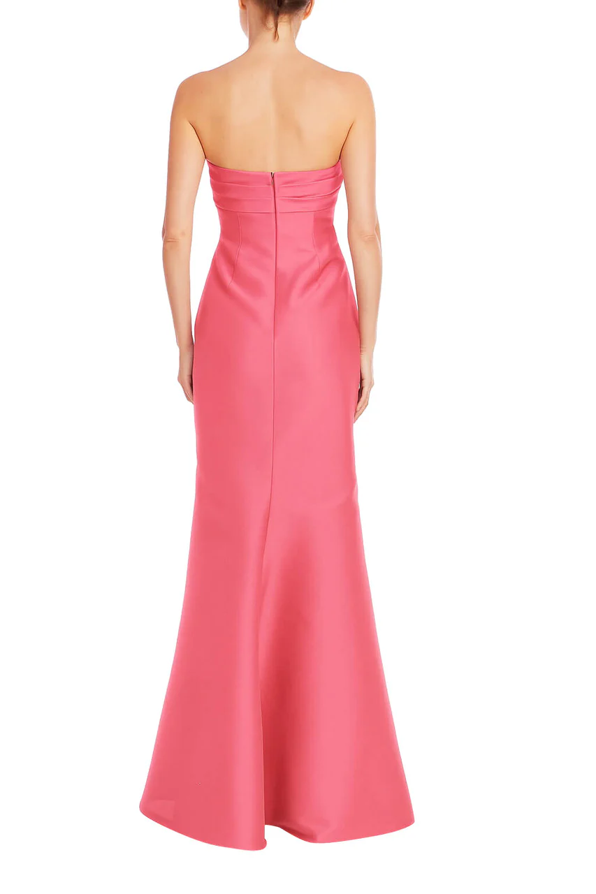 Strapless Sweetheart Bow A-Line Gown - Image 6