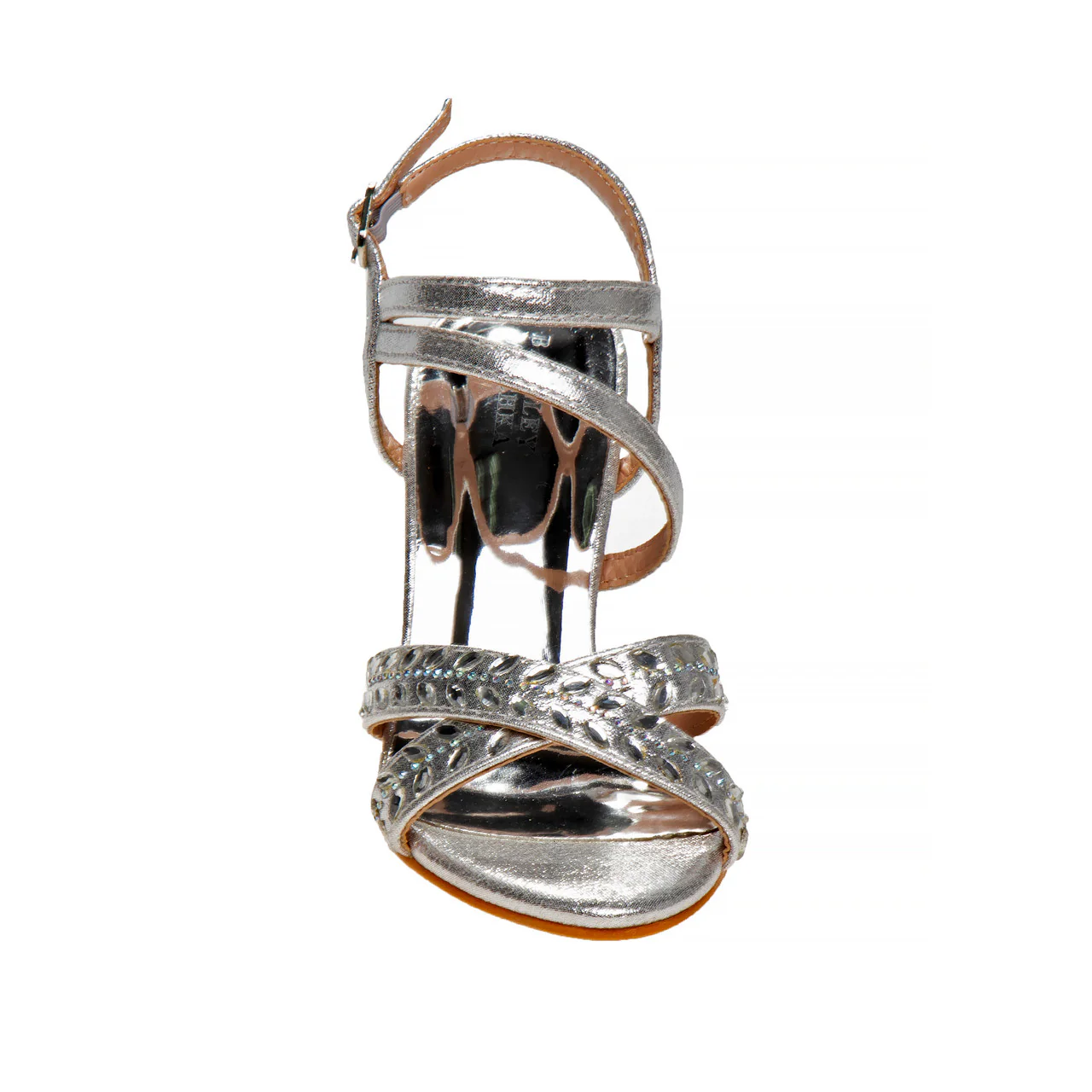 Strappy Open Toe Metallic Girls Shoe - Image 9