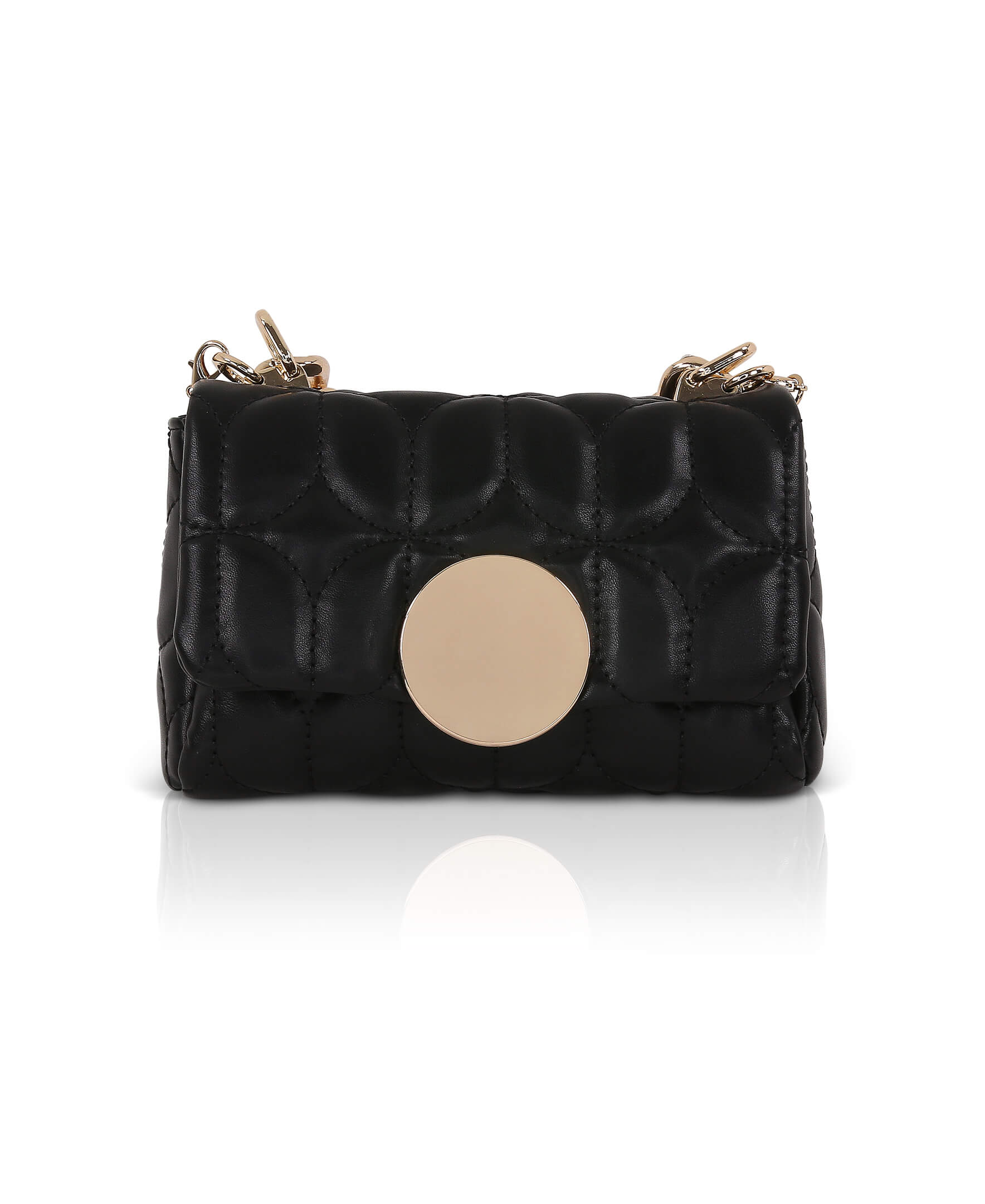 Tara Quilted Faux Leather Mini Crossbody - Image 11