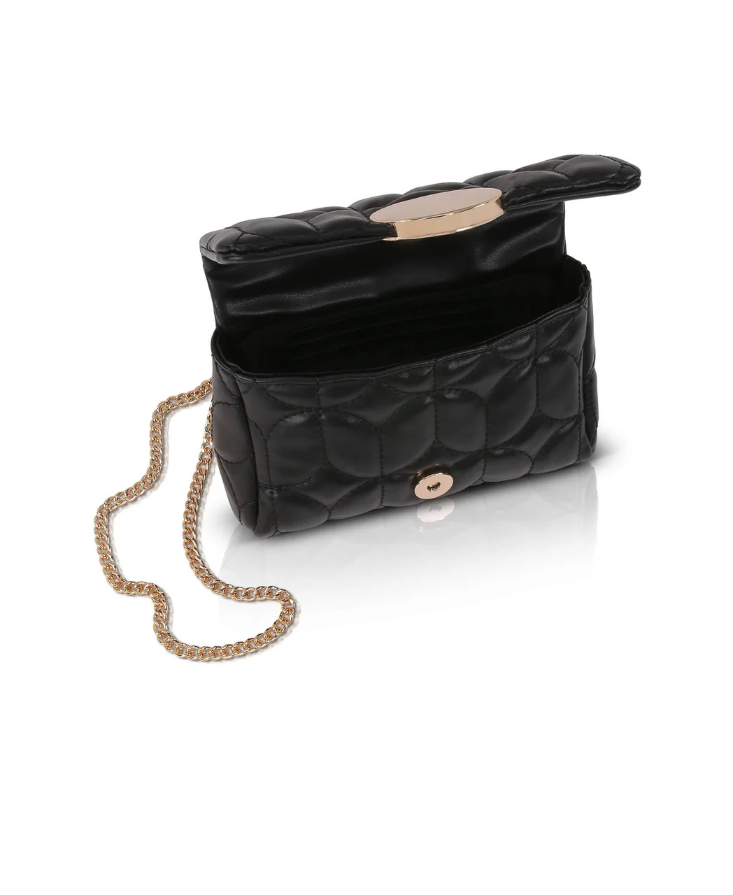 Tara Quilted Faux Leather Mini Crossbody - Image 5