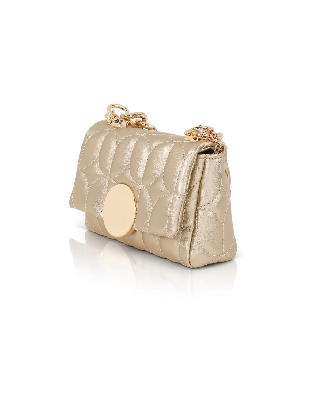 Tara Quilted Faux Leather Mini Crossbody - Image 7