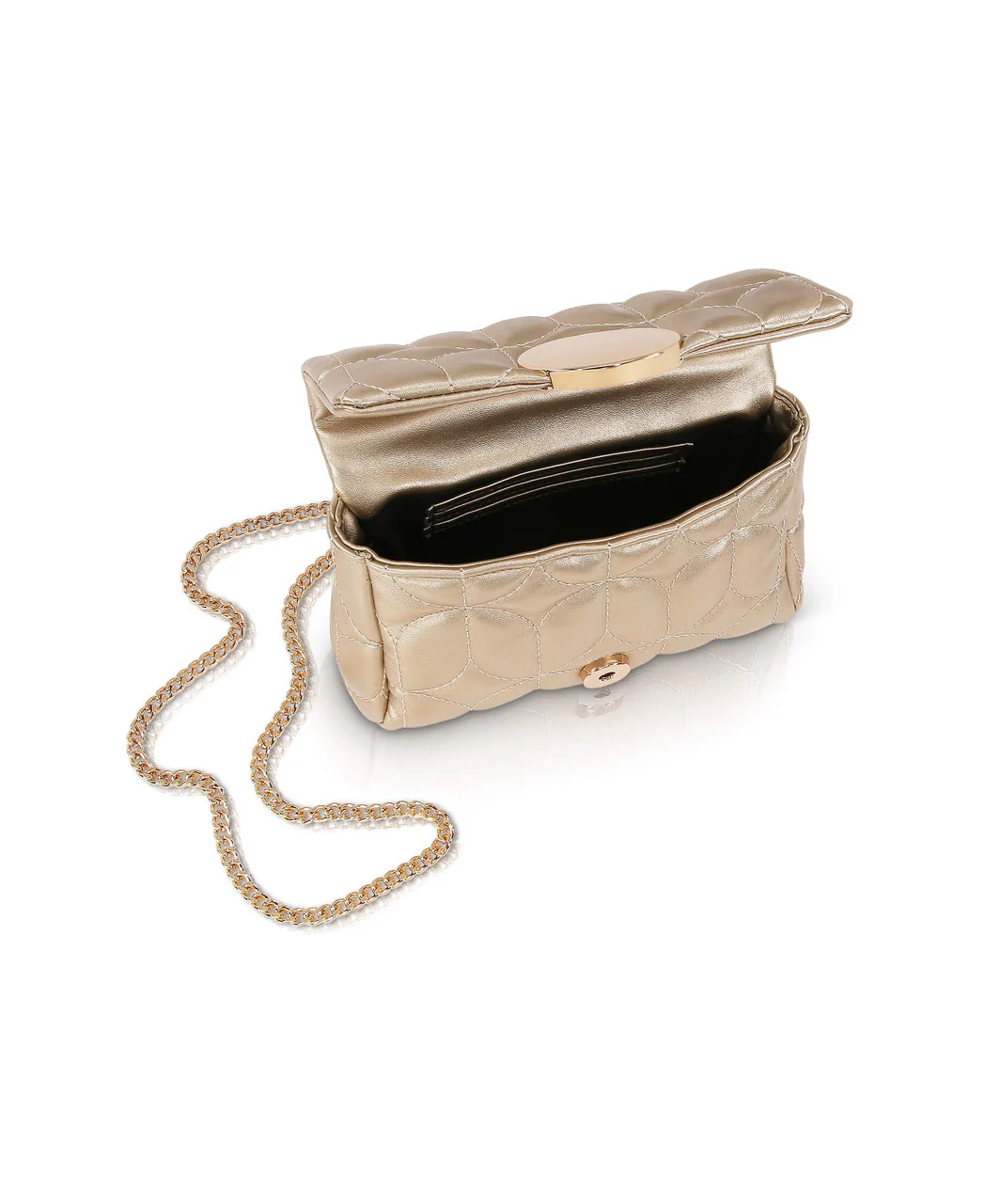 Tara Quilted Faux Leather Mini Crossbody - Image 9