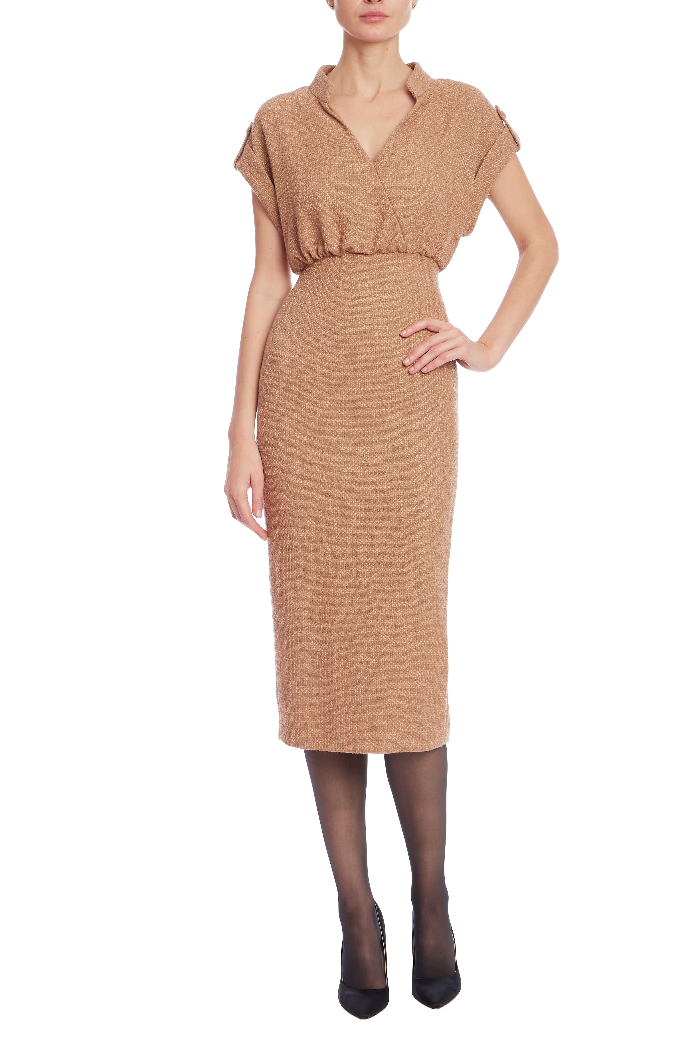 Tweed Twofer Sheath Dress - Image 4