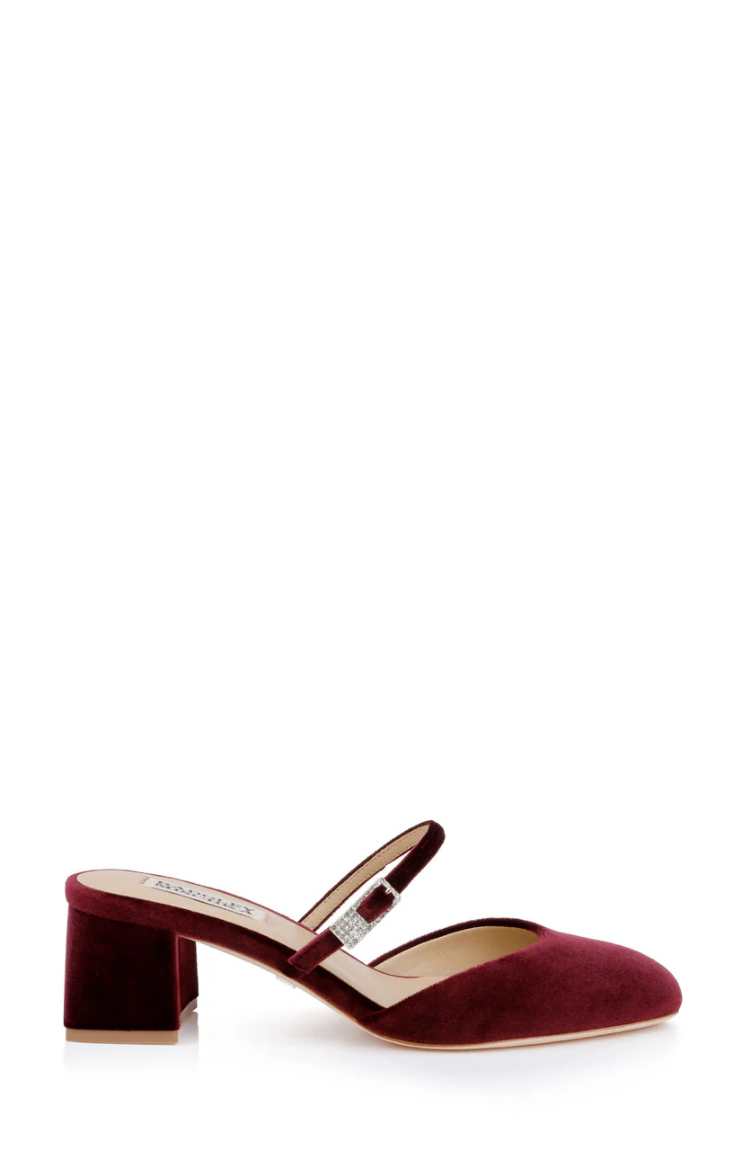 Valarie Block Heel Mary Jane Mules - Image 8