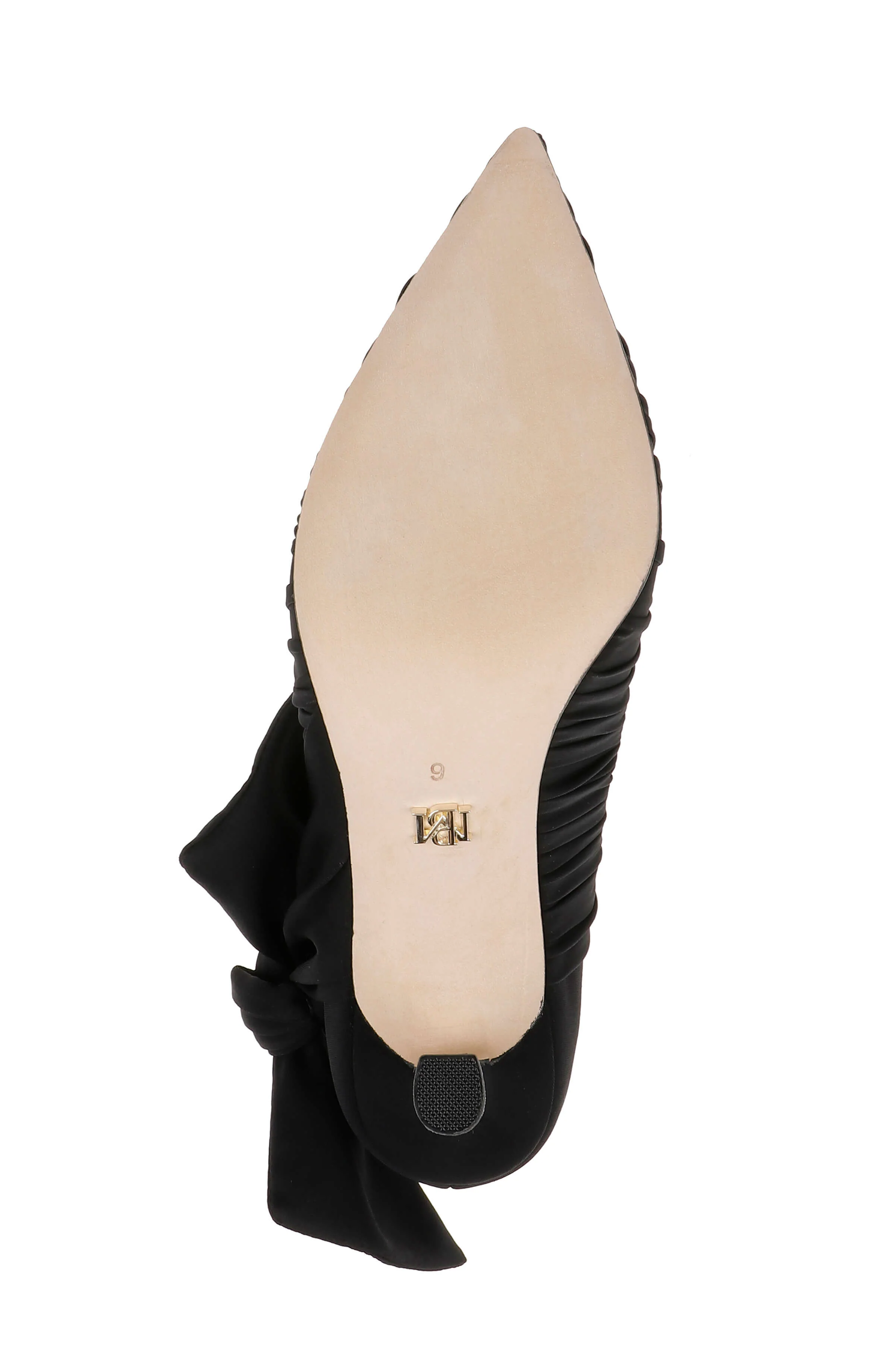 Vanesa Ruched Pointed Toe Pumps with Bow - Image 103