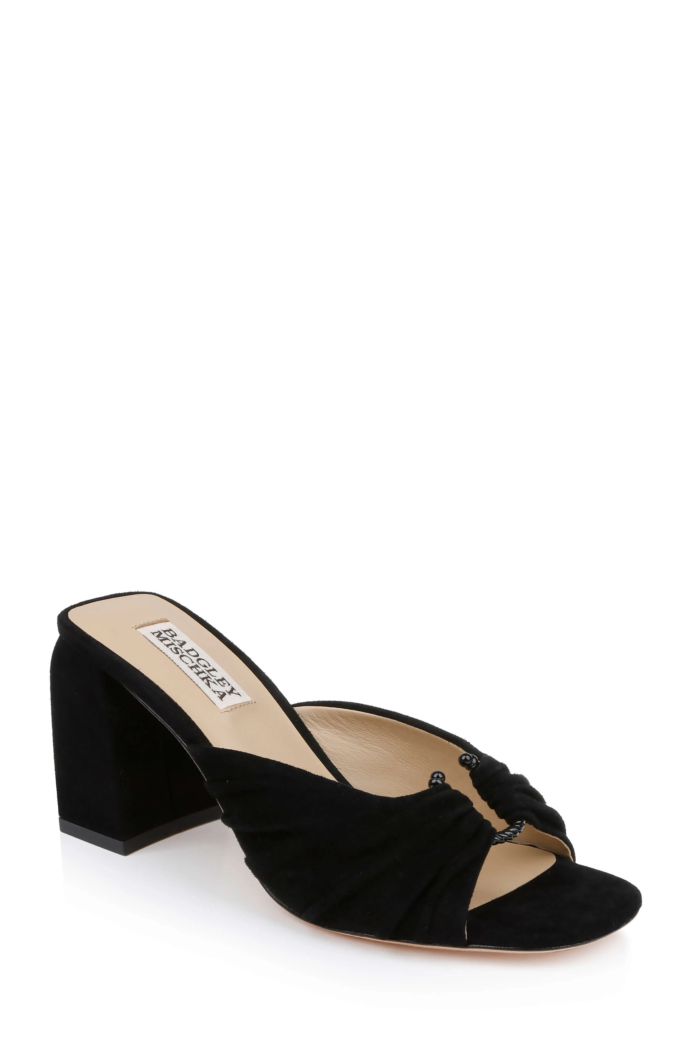 Vayla Ruched Block Heel Mule Sandal - Image 21