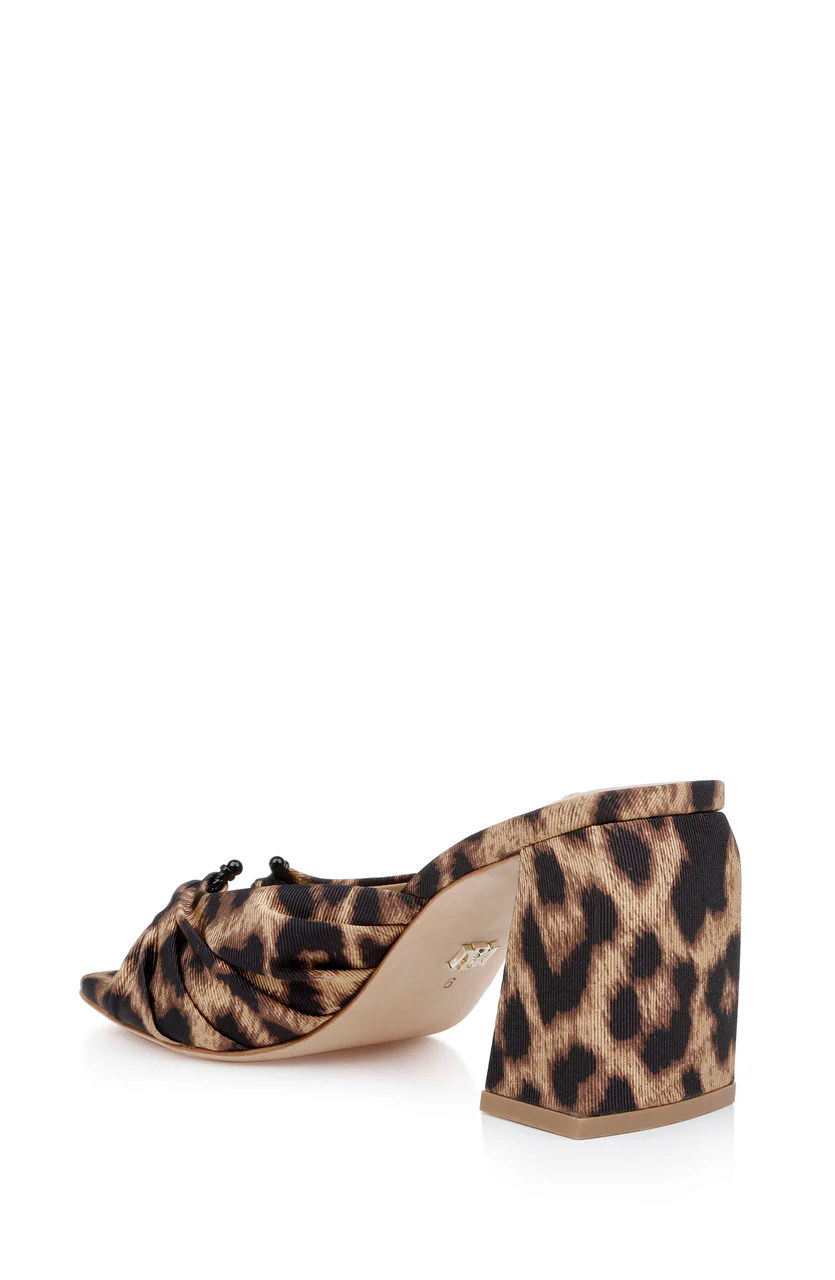 Vayla Ruched Block Heel Mule Sandal - Image 9